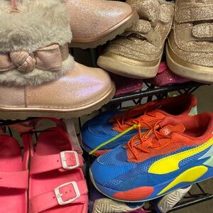 Kids shoes! Infants toddlers child . Boys and girls